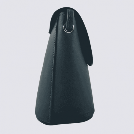 Sac Charlotte, Sac Élégant Compacte Femme en Cuir Jeans