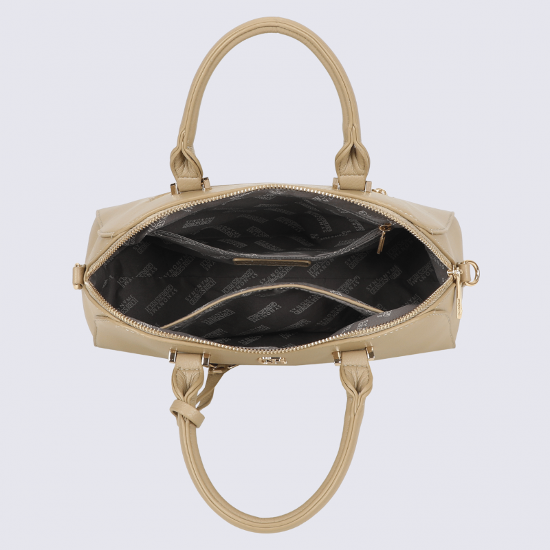 Sac porté main Georges Rech, sac porté main tendance femme taupe