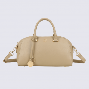 Sac porté main Georges Rech, sac porté main tendance femme taupe