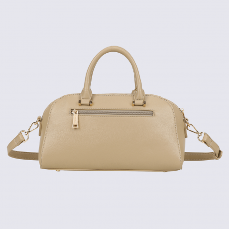 Sac porté main Georges Rech, sac porté main tendance femme taupe