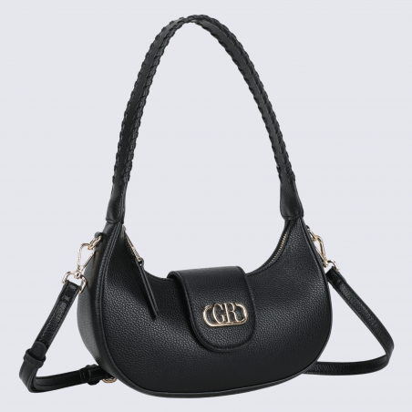 Sac porté épaule Georges Rech, sac porté épaule tendance femme noir