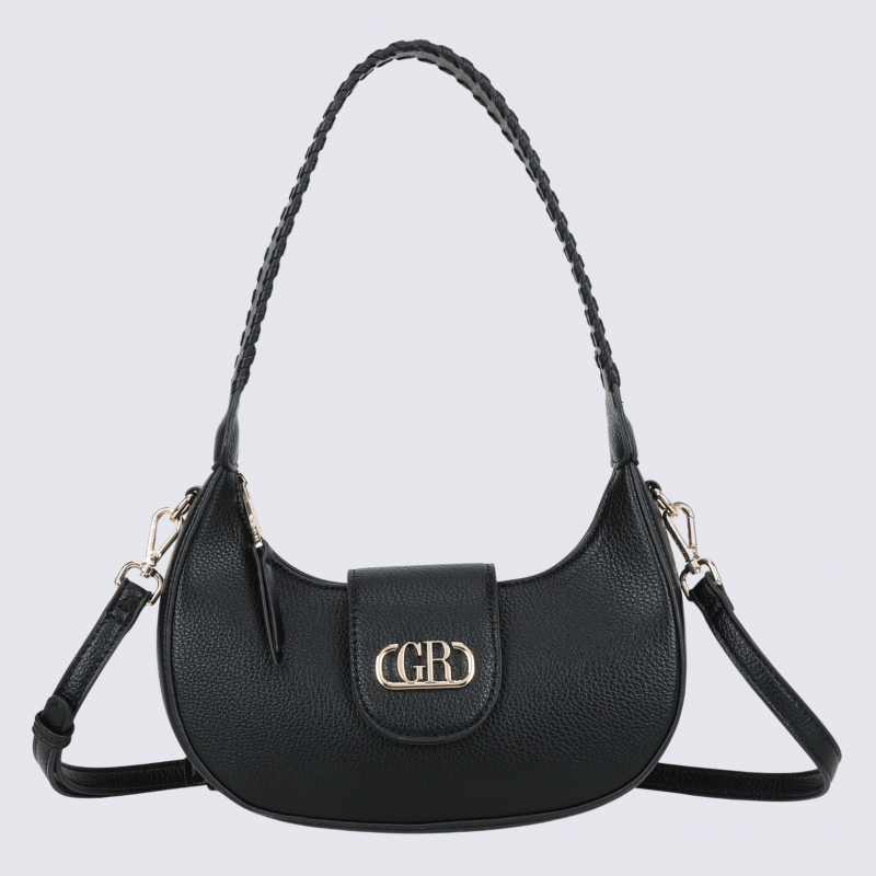 Sac porté épaule Georges Rech, sac porté épaule tendance femme noir