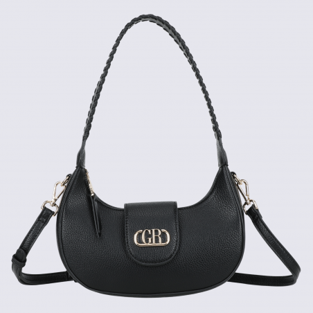 Sac porté épaule Georges Rech, sac porté épaule tendance femme noir