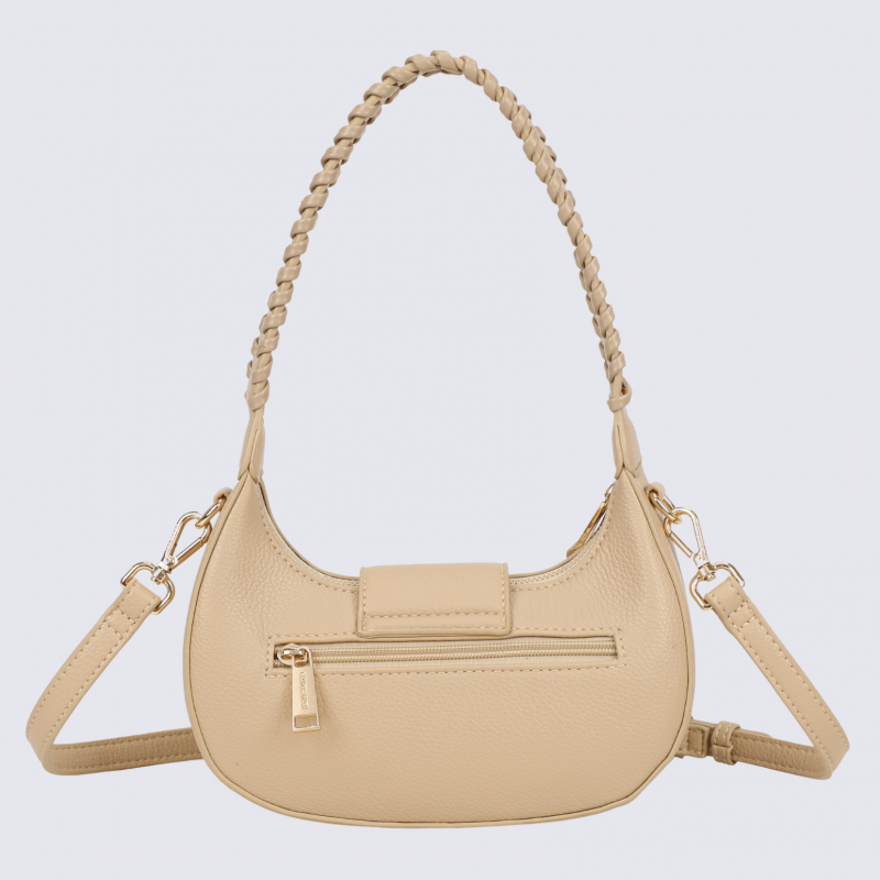 Sac porté épaule Georges Rech, sac porté épaule tendance femme taupe