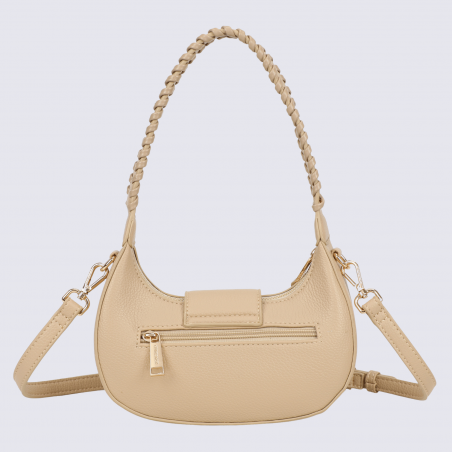 Sac porté épaule Georges Rech, sac porté épaule tendance femme taupe