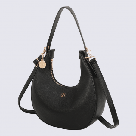 Sac porté épaule Georges Rech, sac porté épaule tendance femme noir