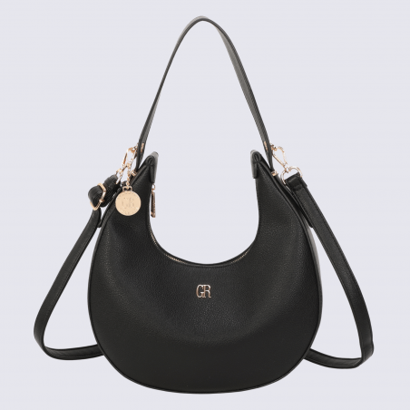Sac porté épaule Georges Rech, sac porté épaule tendance femme noir