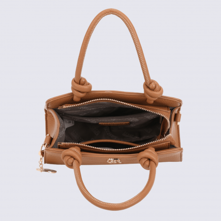 Sac porté main Georges Rech, sac porté main tendance femme camel