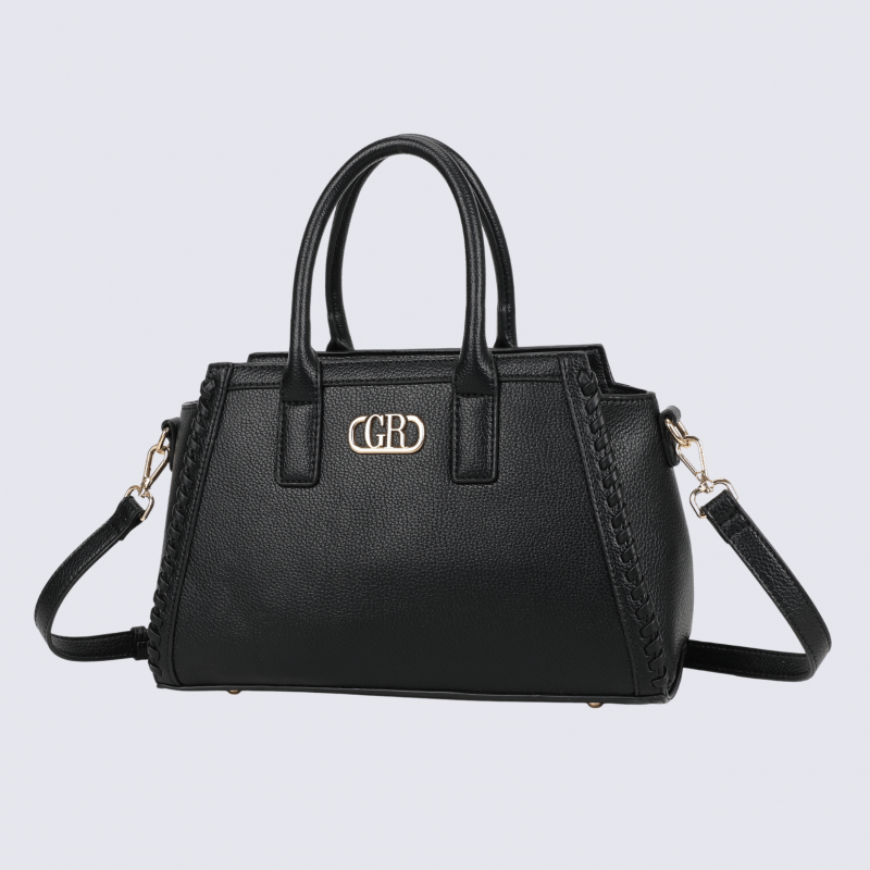 Sac porté main Georges Rech, sac porté main tendance femme noir