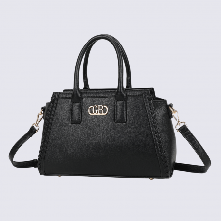Sac porté main Georges Rech, sac porté main tendance femme noir