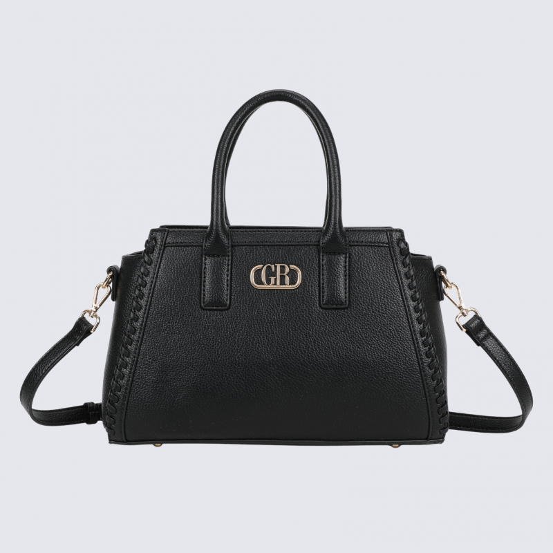 Sac porté main Georges Rech, sac porté main tendance femme noir