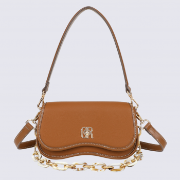 Sac porté croisé Georges Rech, sac porté croisé tendance femme camel