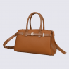 Sac porté main Georges Rech, sac porté main tendance femme camel
