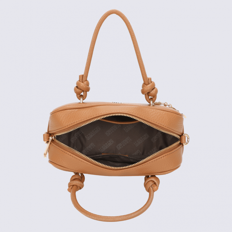 Sac porté main Georges Rech, sac porté main tendance femme camel