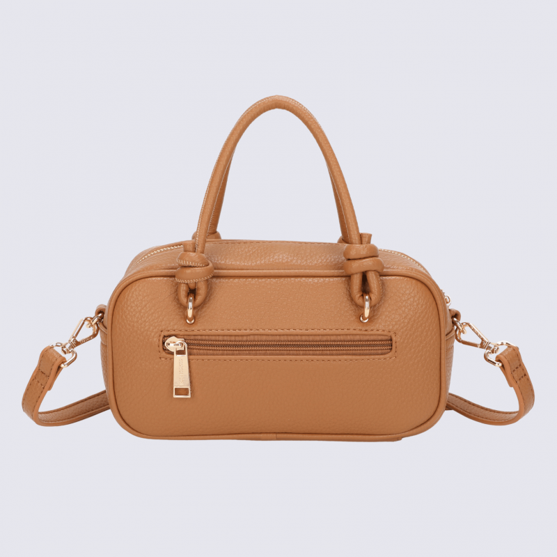 Sac porté main Georges Rech, sac porté main tendance femme camel