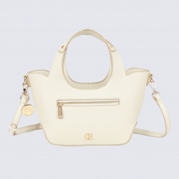 Sac porté main Georges Rech, sac porté main tendance femme écru