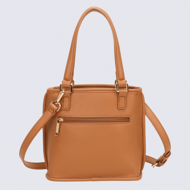 Sac porté main Georges Rech, sac porté main tendance femme camel