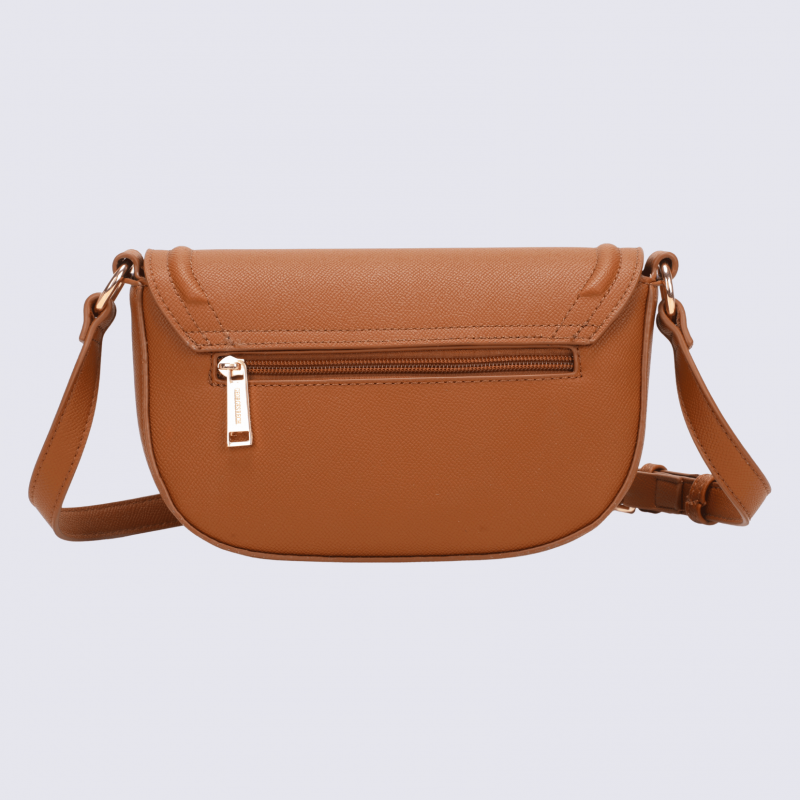 Sac porté croisé Georges Rech, sac porté croisé tendance femme camel
