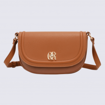 Sac porté croisé Georges Rech, sac porté croisé tendance femme camel