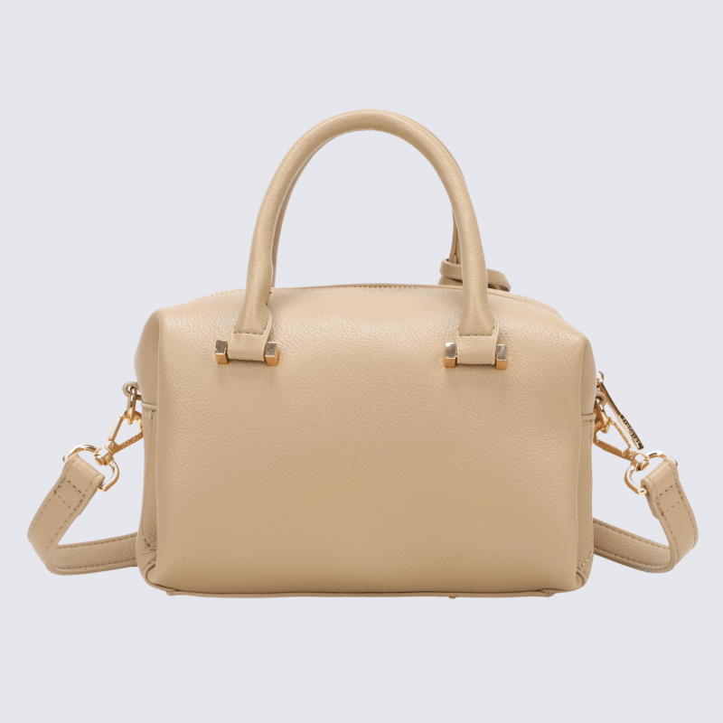 Sac porté main Georges Rech, sac porté main tendance femme taupe