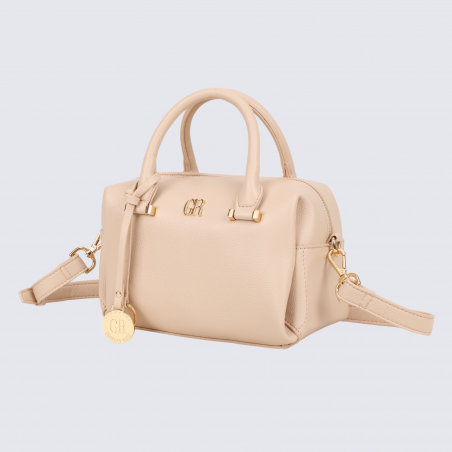 Sac porté main Georges Rech, sac porté main tendance femme rose claire