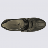 Chaussures Waldlaufer grande largeur femme en cuir ardoise