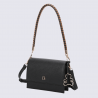 Sac porté épaule Lulu Castagnette, sac porté épaule femme en noir