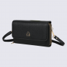 Compagnon pochette portable Lulu Castagnette, compagnon pochette portable femme en noir