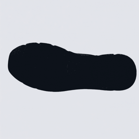Basket Waldläufer, basket zippée femme en cuir noir