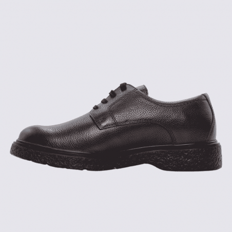 Derbies Mephisto Eddy, chaussures à lacets confort pour homme en cuir marron foncé