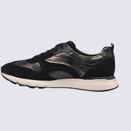 Basket Mephisto, basket confortable et élégante homme en cuir bleu