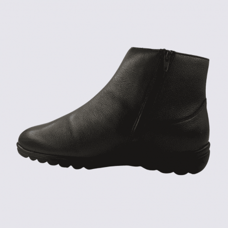 Bottines Mephisto, Bottines confort femme en cuir lisse bronze
