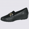 Mocassin Ara, Mocassin chic pour femme en cuir noir