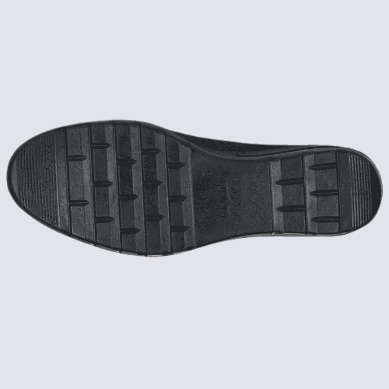 Mocassin Ara, Mocassin chic pour femme en cuir noir