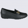 Mocassin Ara, Mocassin chic pour femme en cuir noir