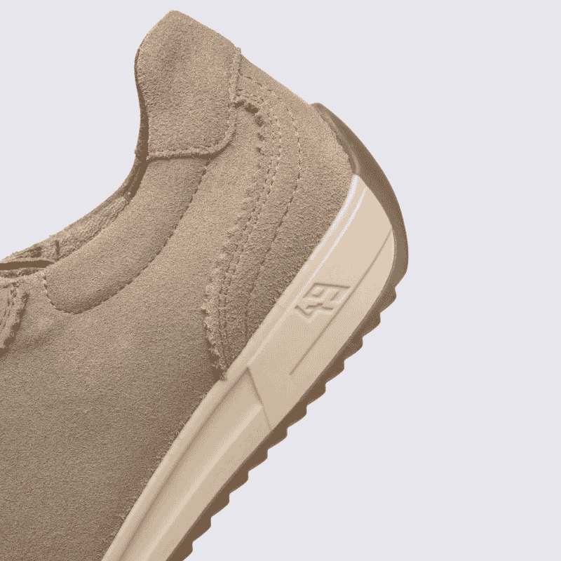 Basket Ara, Basket femme en cuir velours cashmere