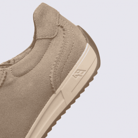 Basket Ara, Basket femme en cuir velours cashmere