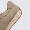 Basket Ara, Basket femme en cuir velours cashmere