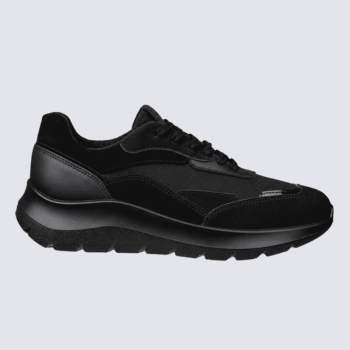Basket Ecco, basket Ecco pour femme en textile noir