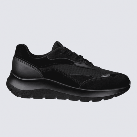 Basket Ecco, basket Ecco pour femme en textile noir