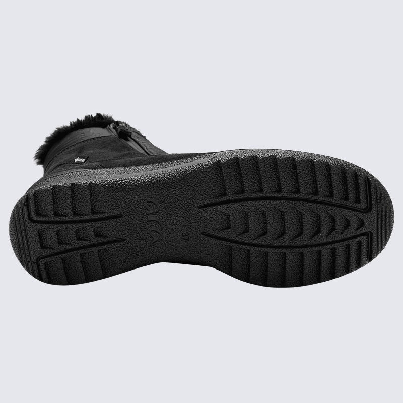 Bottine ARA, Bottine pour femme textile noir