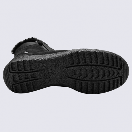 Bottine ARA, Bottine pour femme textile noir