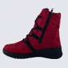 Bottes Ara, bottes chaude avec Gore-Tex pour femme en textile rubis