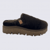 Chaussons Josef Seibel, mules femme en textile doux brun