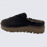 Chaussons Josef Seibel, mules femme en textile doux brun