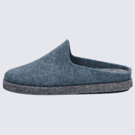 Chaussons Josef Seibel, mules pour femme en textile azur