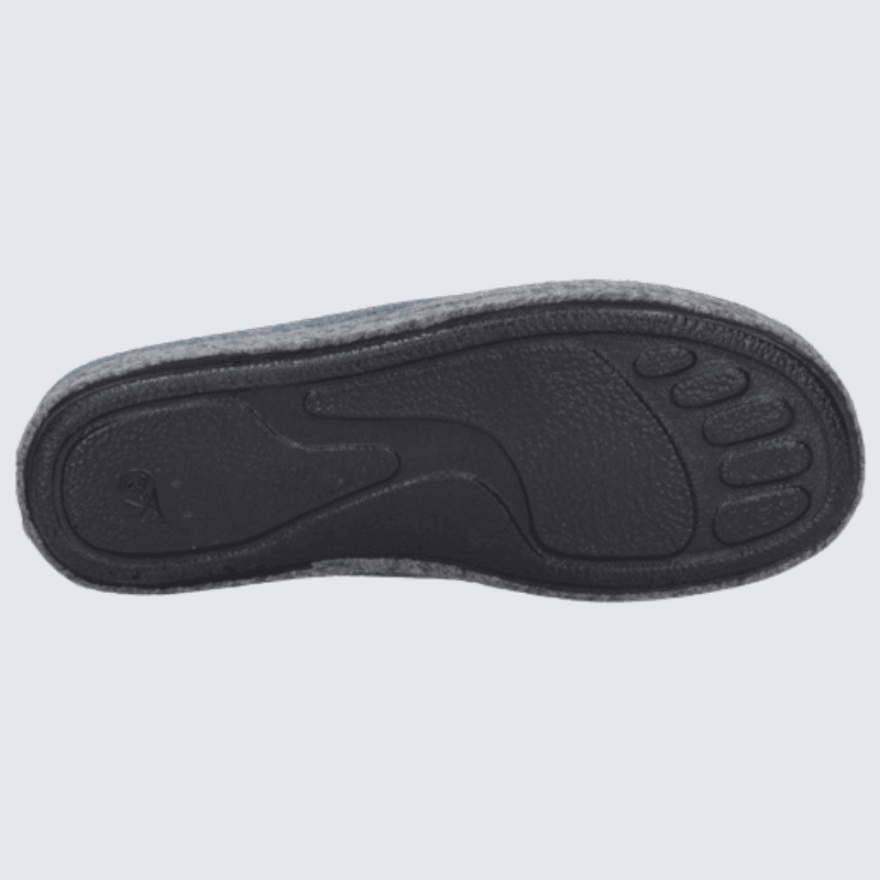 Chaussons Josef Seibel, mules pour femme en textile azur