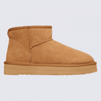 Pantoufles Rohde, Pantoufles confort intérieur pour femme en cuir