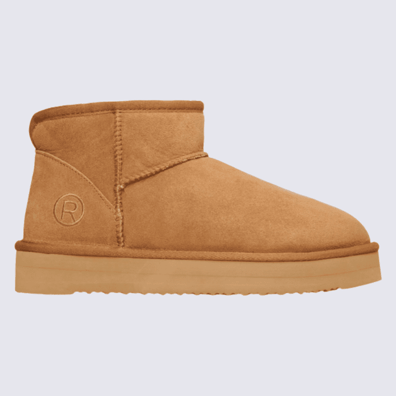 Pantoufles Rohde, Pantoufles confort intérieur pour femme en cuir