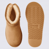 Pantoufles Rohde, Pantoufles confort intérieur pour femme en cuir